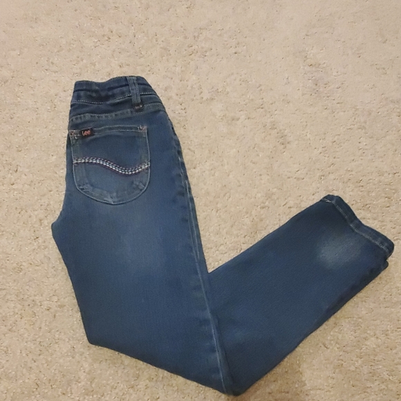 BUNDLE***Girls Jeans x8 and 1 Skirt - Picture 3 of 3